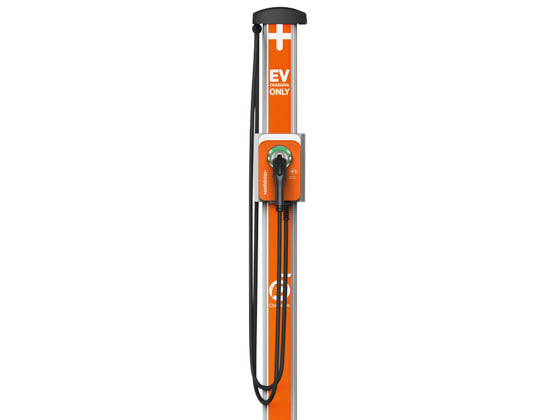 ChargePoint CPF50-L23 – 50A Single Port Pedestal EV Charger (1-Year LTE + Mount Kit Bundle)