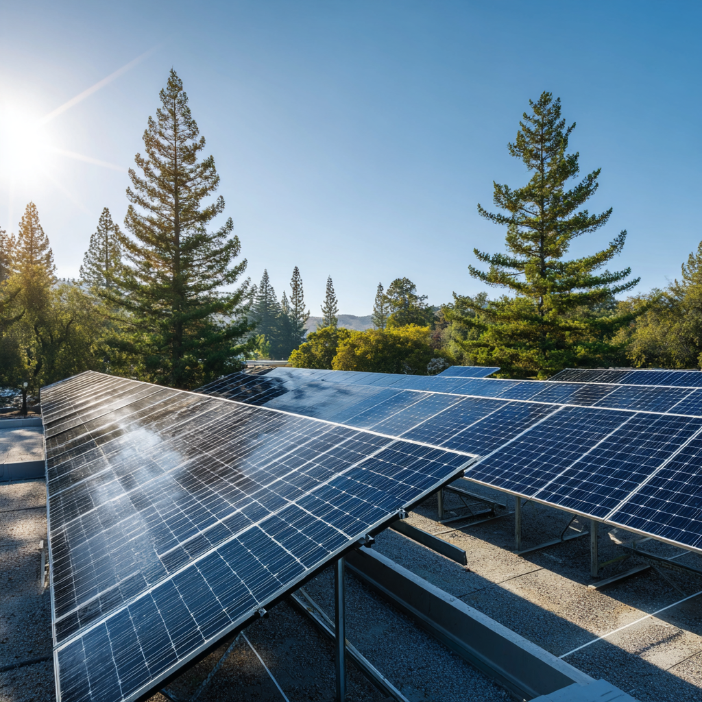 Commercial solar installation for San Rafael business in Marin County, eligible for federal ITC, MACRS depreciation, and California solar incentives