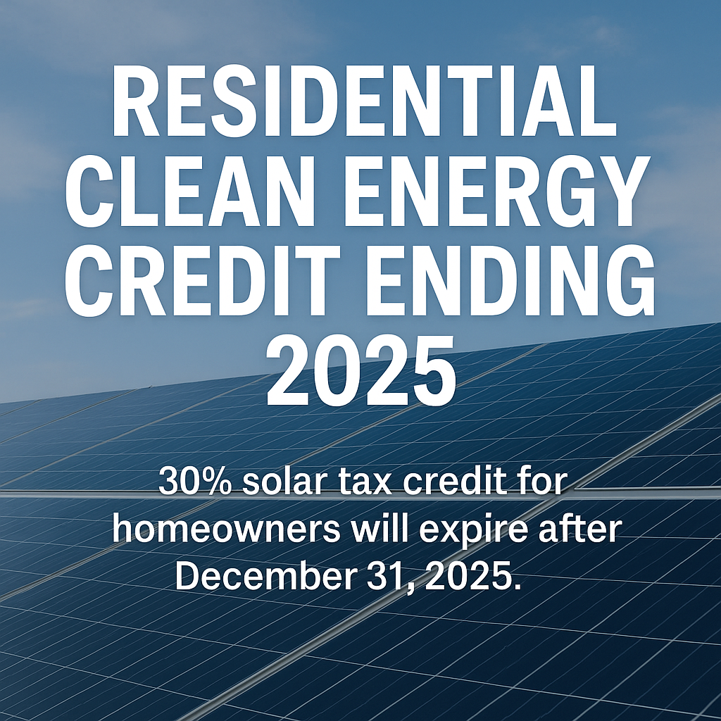 Solar Tax Credit Vanishes After 2025