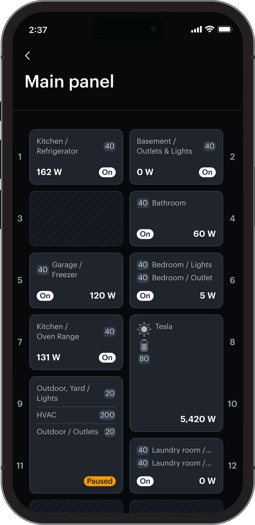 Span Panel Interface How the SPAN Panel App Works | Grid Titans