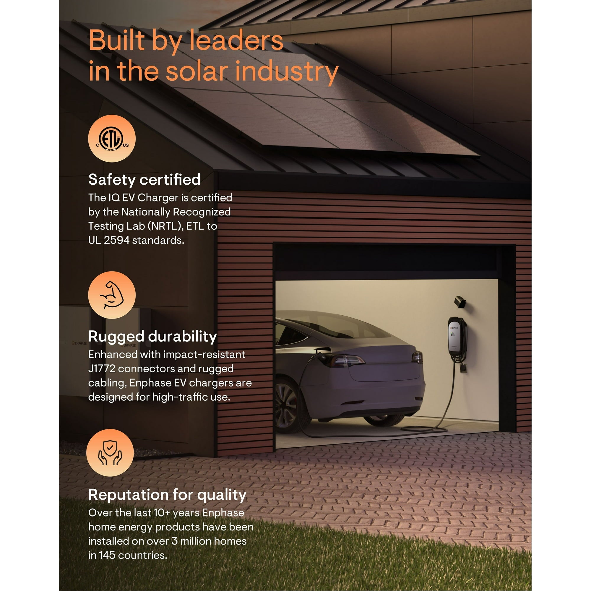 Enphase Level 2 EV Charger - Solar Smart Charger